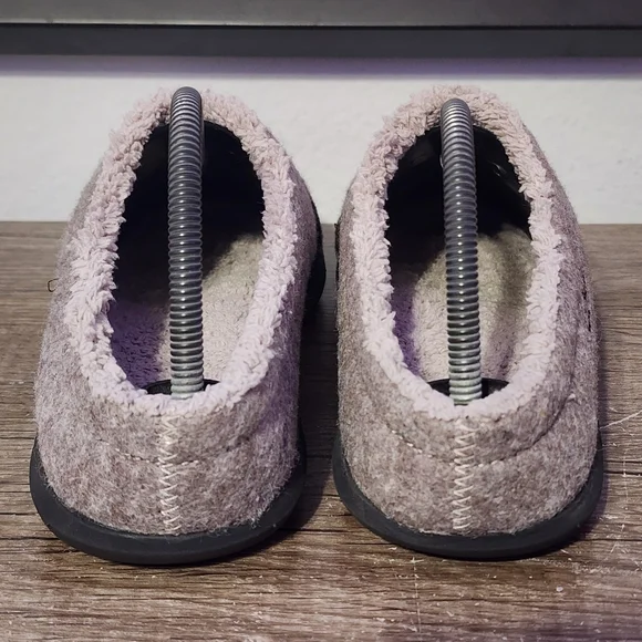 LL Bean Daybreak Scuffs Dog Women's Slippers Size 9 Gray - Picture 4 of 9